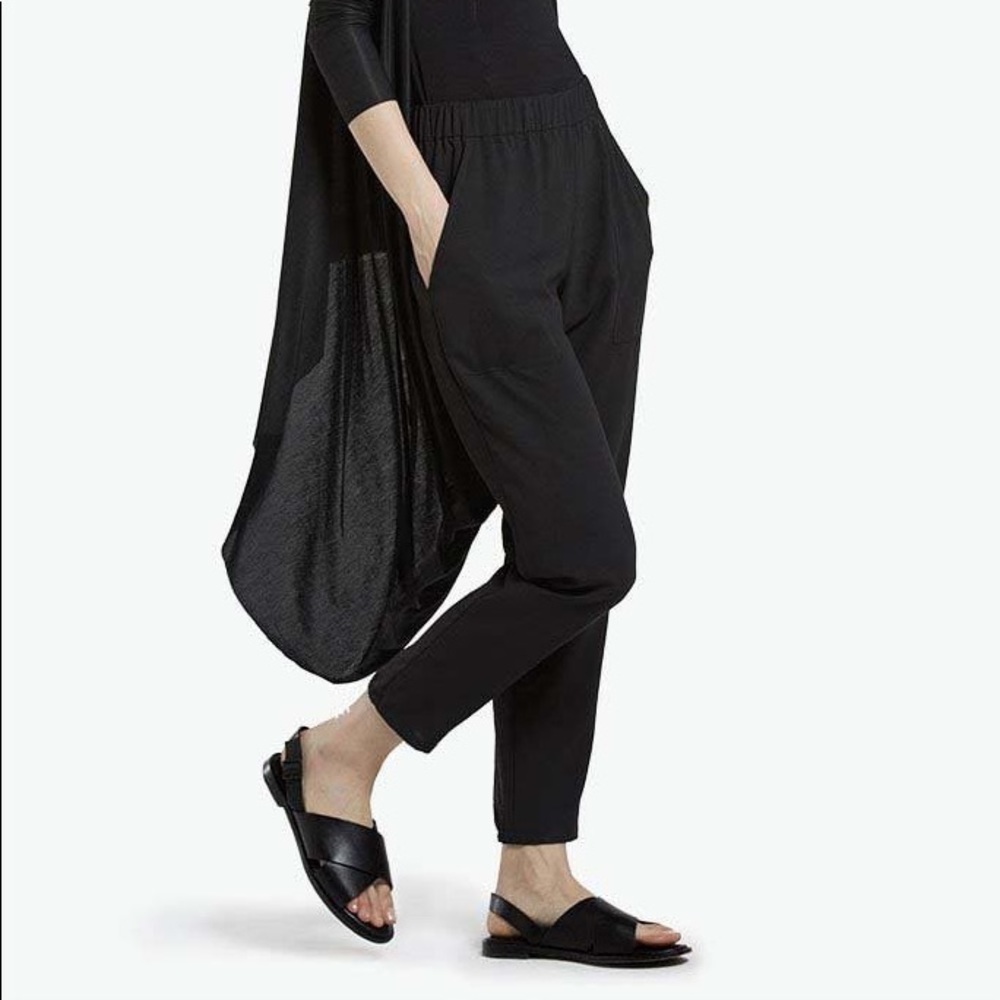 MITERA Japanese Weave Doreen Adjustable Waist XS Maternity Dress Pants
